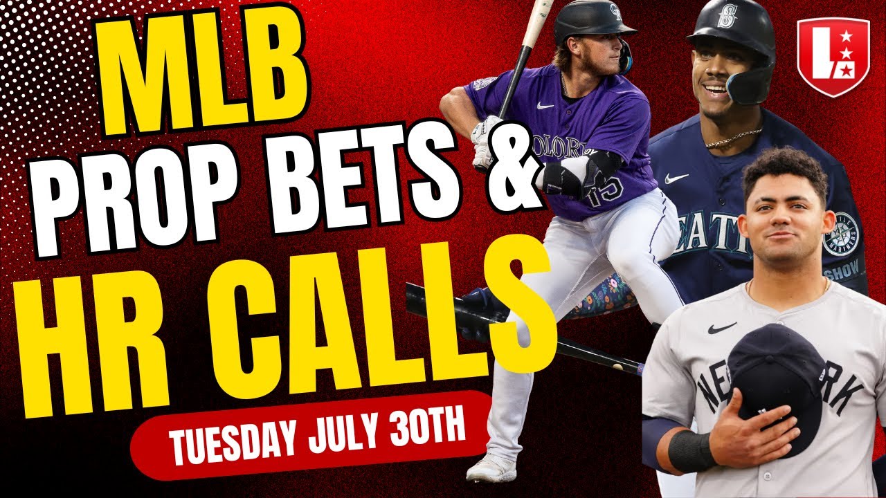 BEST MLB PLAYER PROPS & HR Calls Today Wednesday July 30th | MLB Best Bets on PrizePicks & Underdog